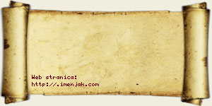 Željka Backović vizit kartica